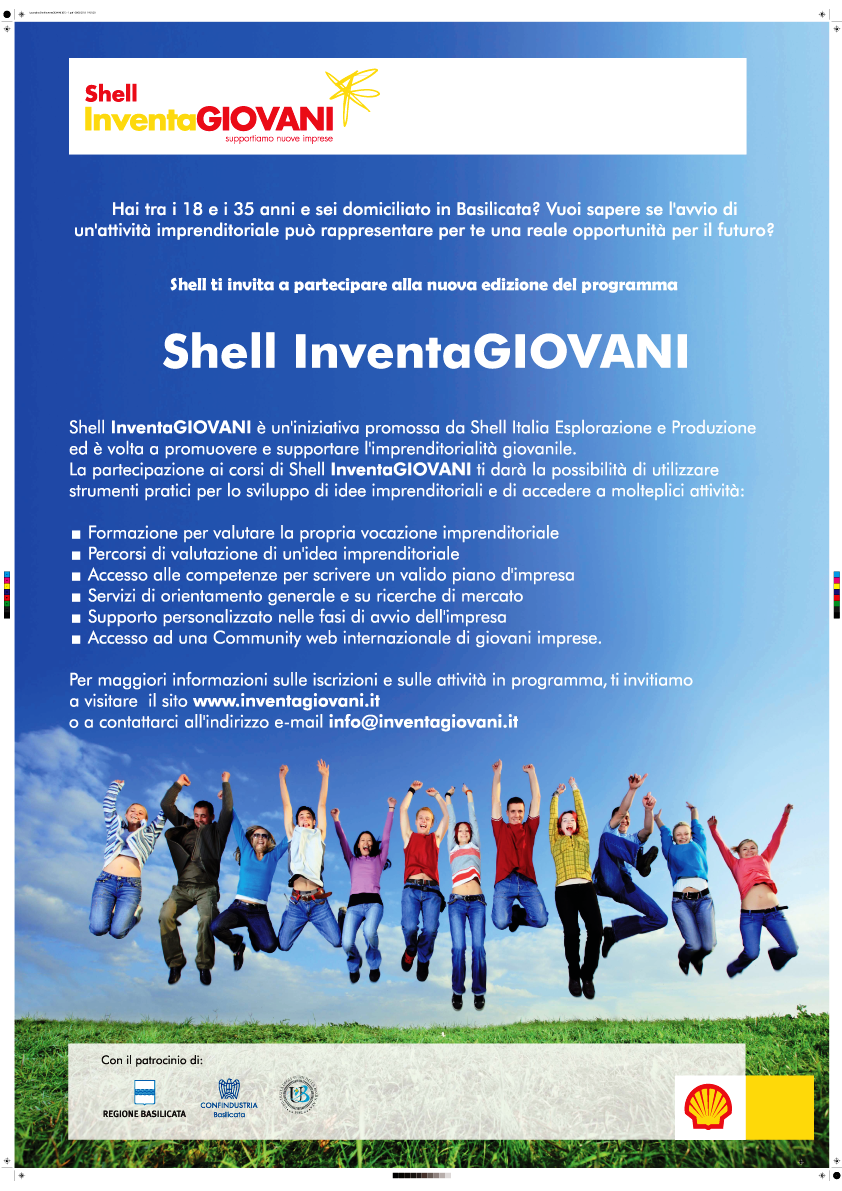 Locandina Shell InventaGIOVANI 2018