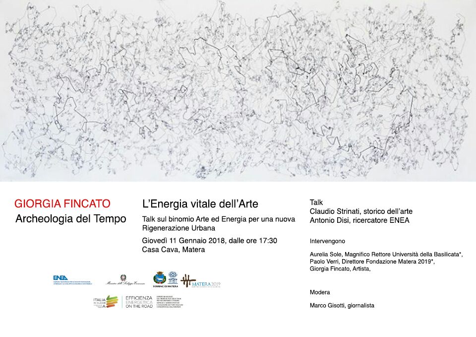 invito mostra Giorgia Fincato 11 gennaio 2018 Matera