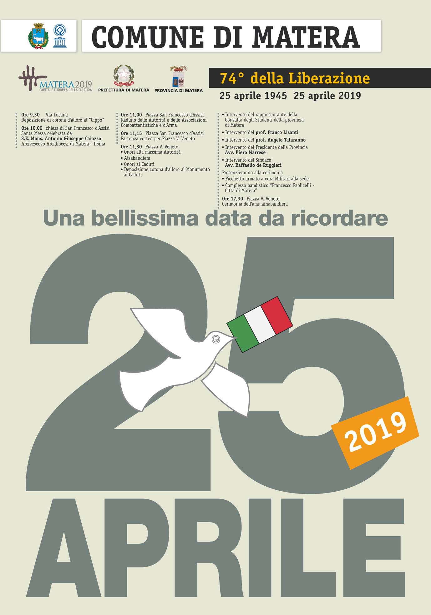 25 APRILE 2019 LIBERAZIONE