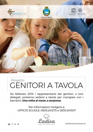 PROGETTO &quot;GENITORI A TAVOLA&quot;