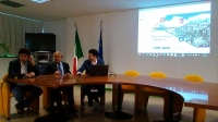 Un momento della conferenza stampa di presentazione di Moovit