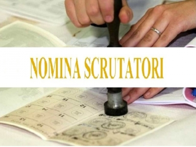 Elenco dei nominativi degli scrutatori