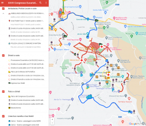 CONGRESSO EUCARISTICO NAZIONALE – MAPPA INFORMATIVA SULL’EVENTO