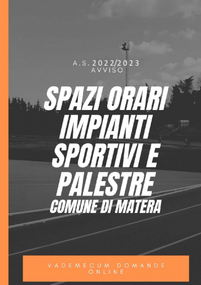 Assegnazione spazi orari impianti comunali e palestre scolastiche