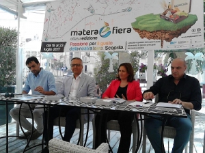 Il vicesindaco Trombetta alla presentazione di Matera è fiera